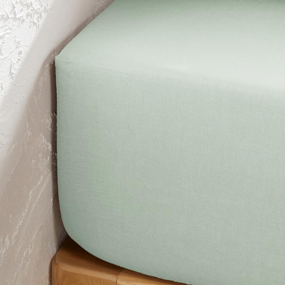 La Redoute Intérieurs Scenario Unifarbenes Fixleintuch für hohe Matratzen  