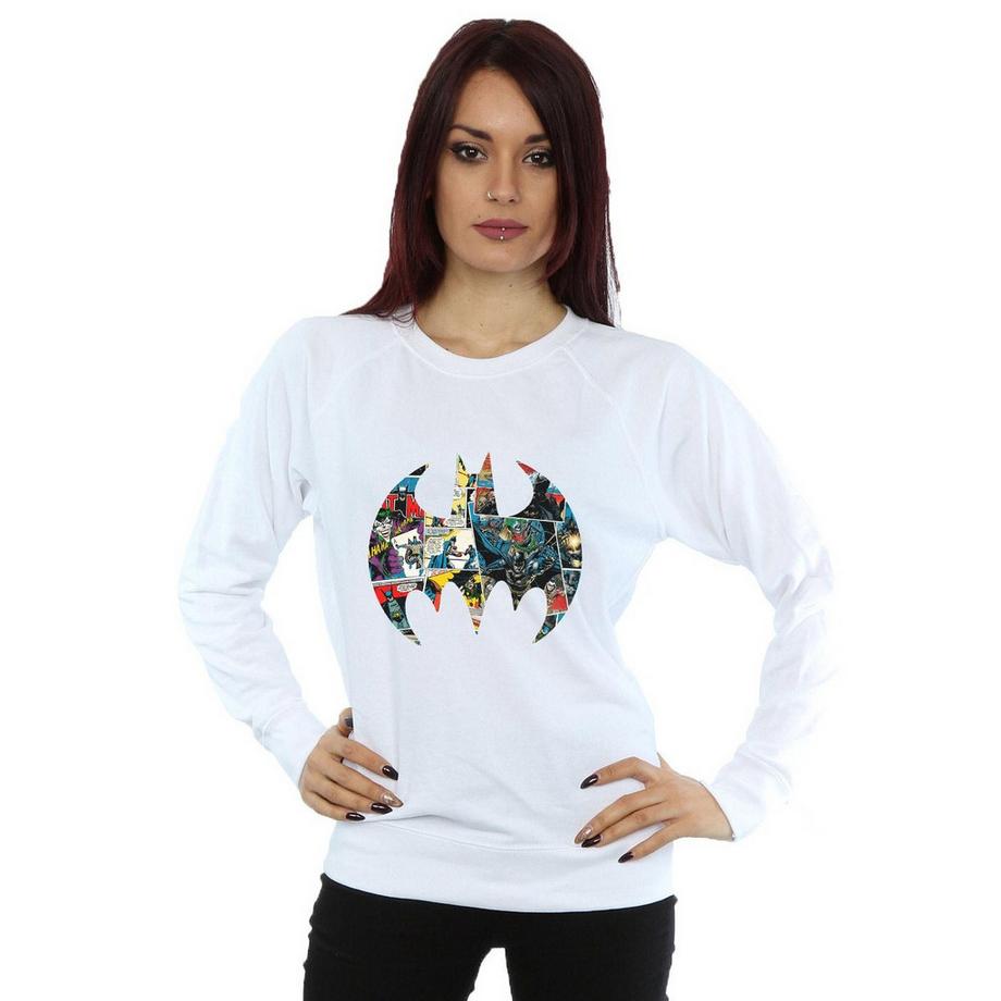 DC COMICS Batman Comic Logo Regular Fit Felpa  