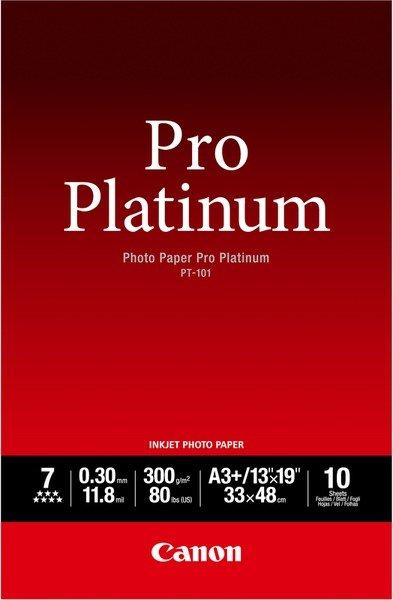 Canon  CANON Pro Platinum Photo Paper A3+ PT101A3+ InkJet glossy 300g 10 Blatt 