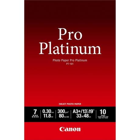 Canon  CANON Pro Platinum Photo Paper A3+ PT101A3+ InkJet glossy 300g 10 Blatt 