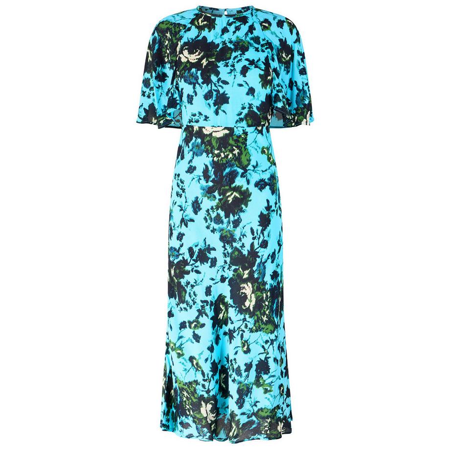 Joe Browns Midikleid mit strukturiertem Rosenmuster  