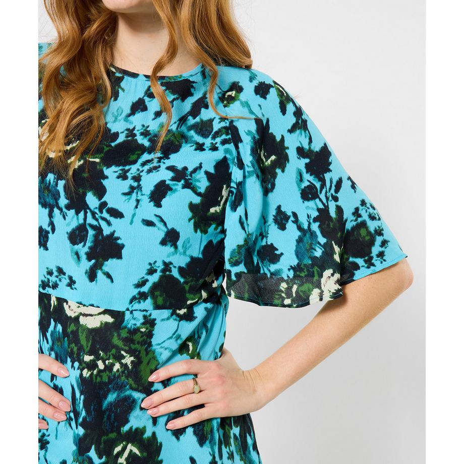 Joe Browns Midikleid mit strukturiertem Rosenmuster  