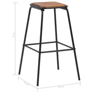 VidaXL Tabouret de bar bois de pin  