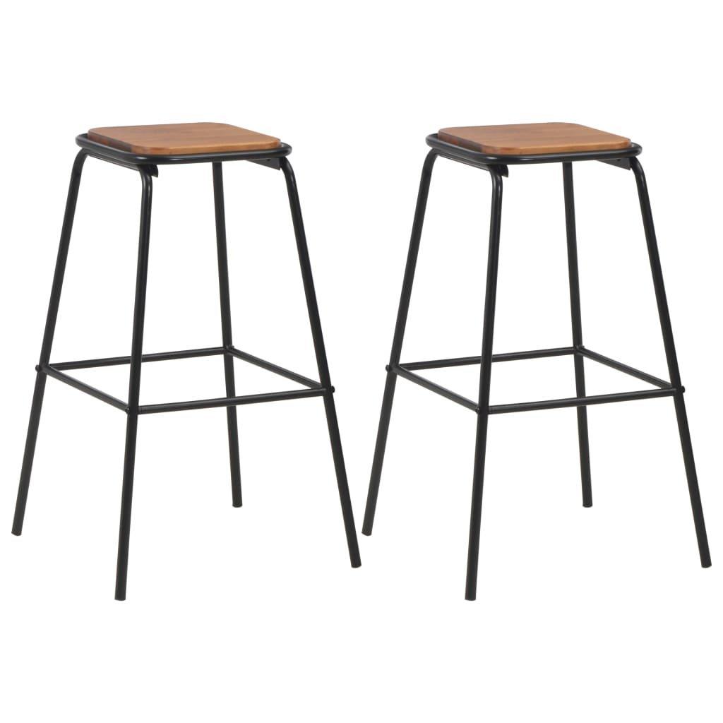 VidaXL Tabouret de bar bois de pin  