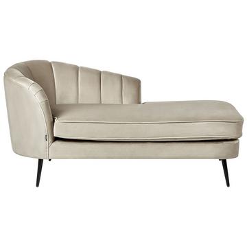 Chaiselongue aus Samtstoff Glamourös ALLIER