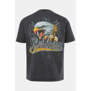 JP1880 Halbarm Rückenprint Vintage Look T-Shirt  