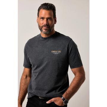 T-Shirt, Halbarm, Rückenprint, Vintage Look