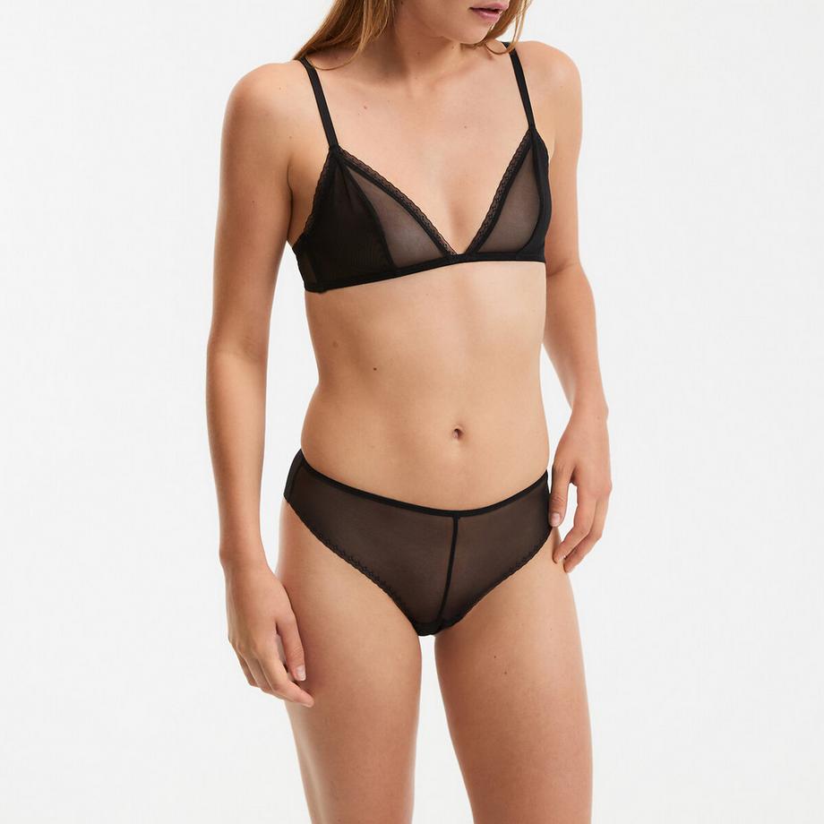 Tanga en tulle stretch