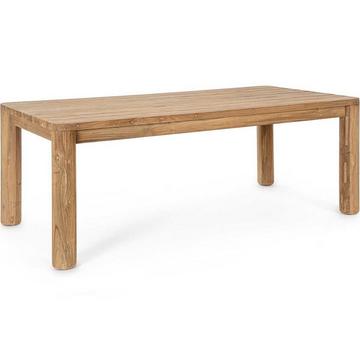 Table de jardin Maverick teck naturel 200x100