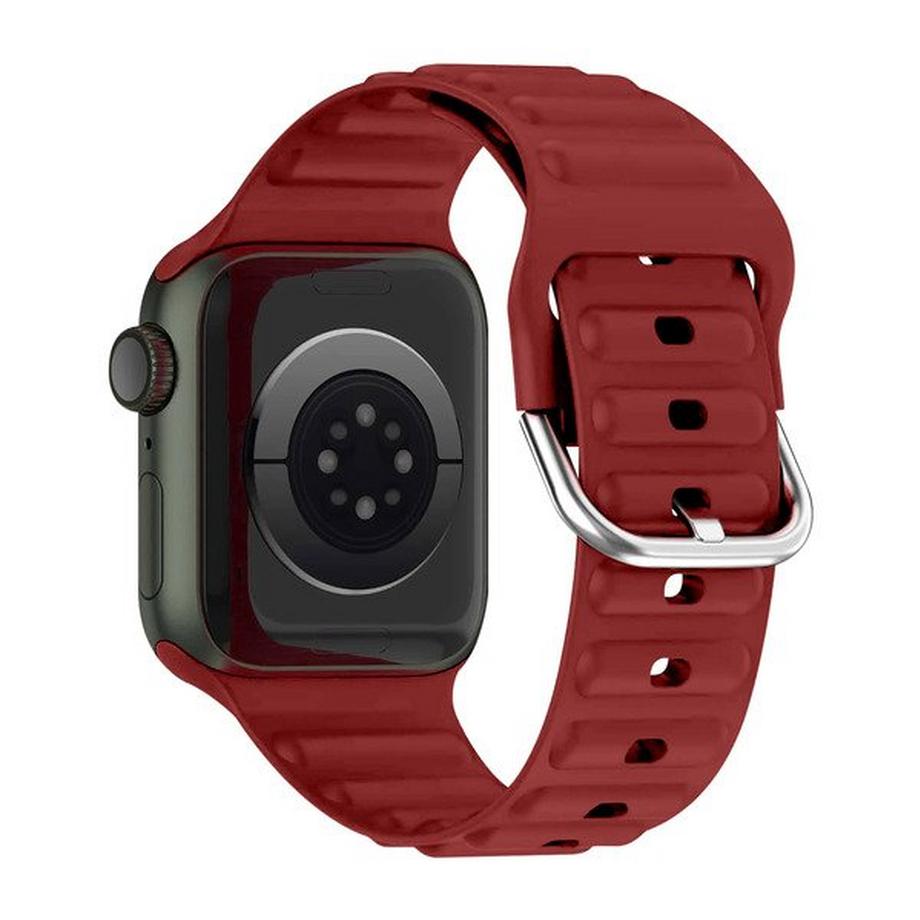 Avizar  Apple Watch 38 - 41mm Armband Weinrot 
