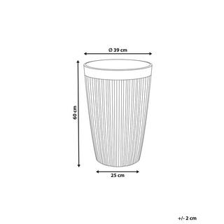 Beliani Vaso per piante en Poliresina Classico KOLA  