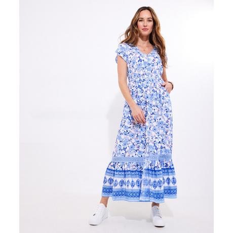 Joe Browns  Maxi mit floralem Spitzenbesatz 