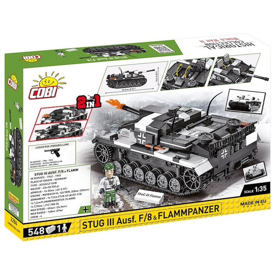 Cobi  Historical Collection StuG III Ausf. F/8 & Flammpanzer (2286) 