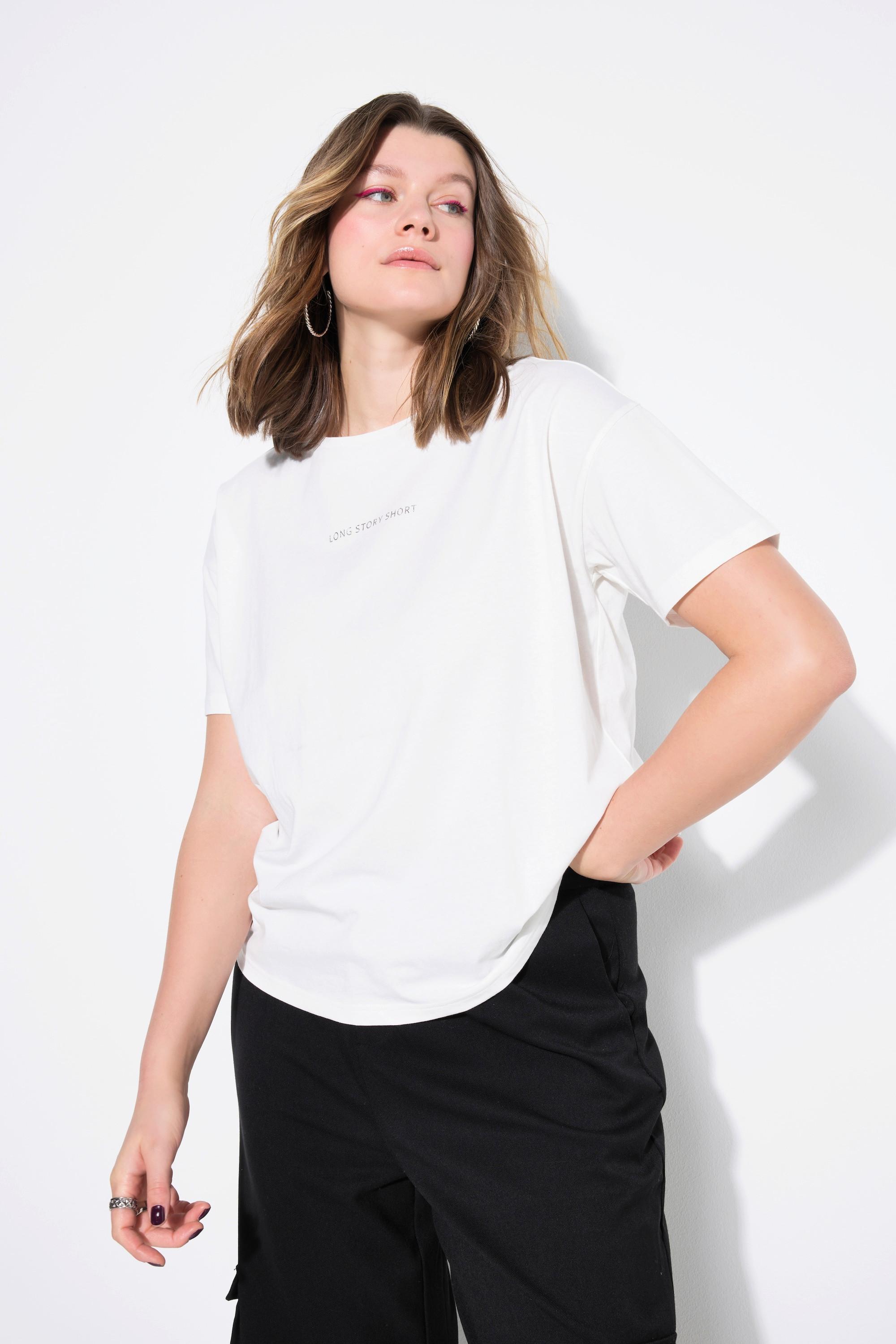 Studio Untold  T-shirt dal taglio oversize con texture e scritta 