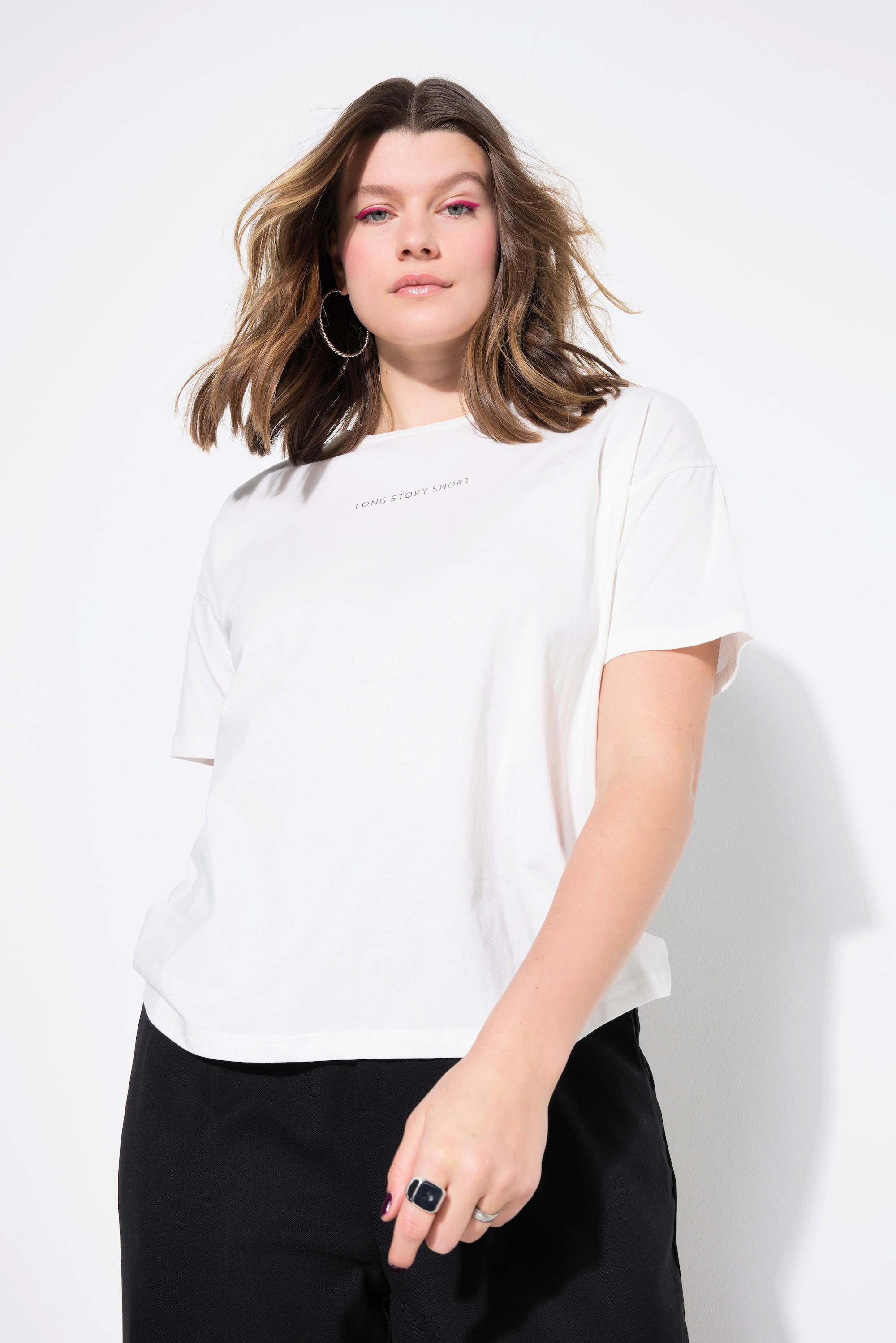 Studio Untold  T-shirt dal taglio oversize con texture e scritta 