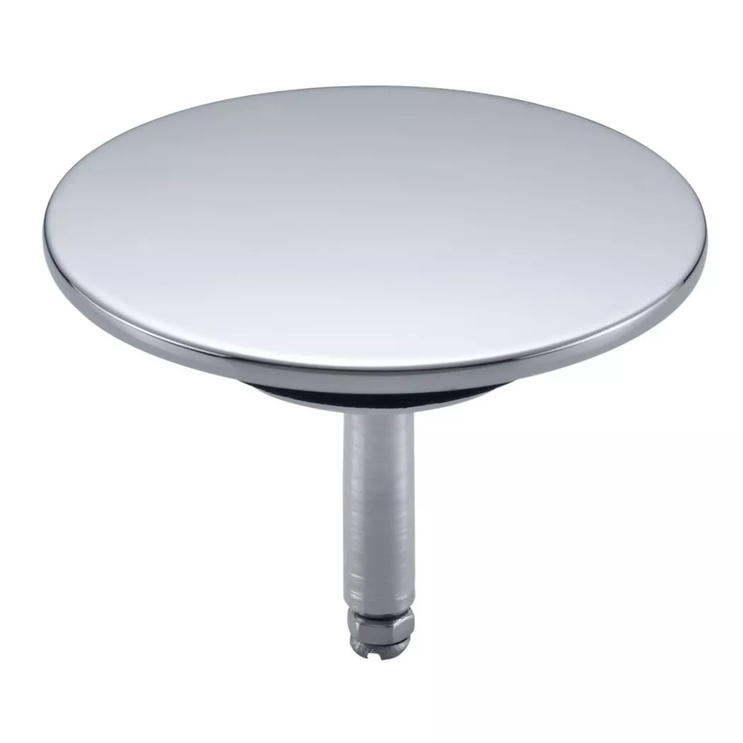 Diaqua - Tappo per vasca da bagno cromato, 85 mm, Cromo