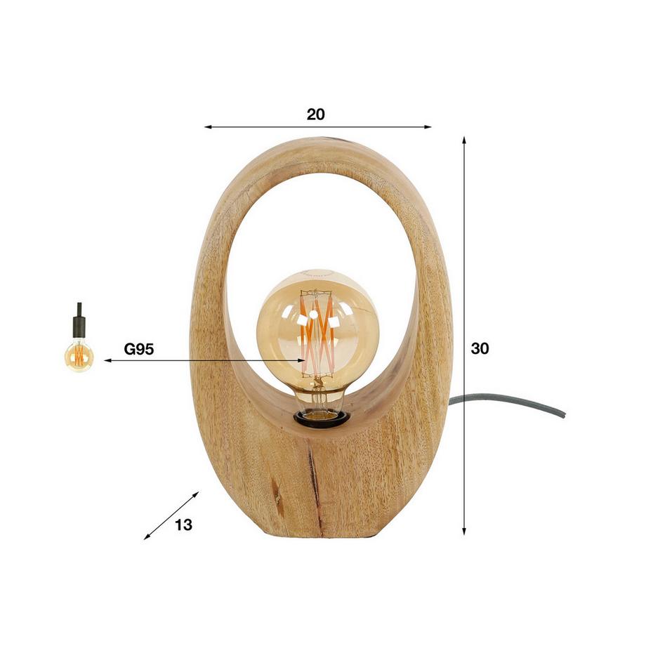 mutoni industrial Tischlampe Arch 1L  