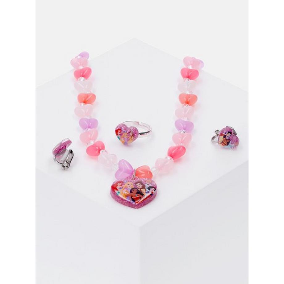 Disney  Ensemble de chaîne, manchettes d'oreille et anneau 