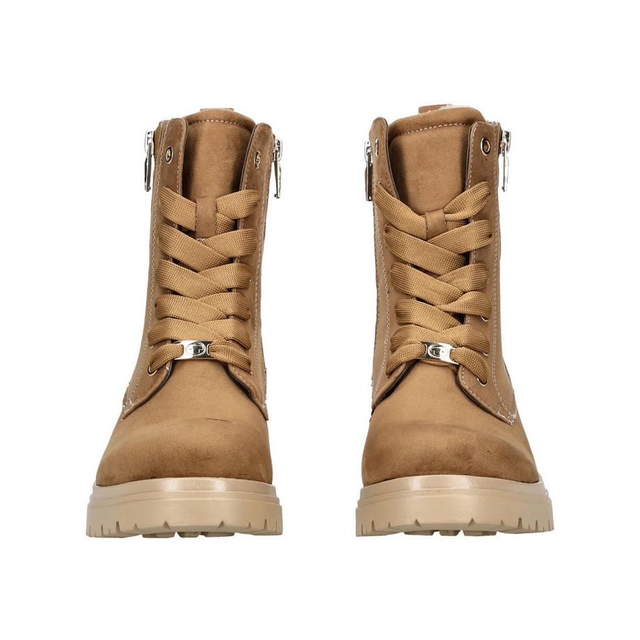 TOM TAILOR Bottines à Lacets avec Fermeture Éclair Latérale  