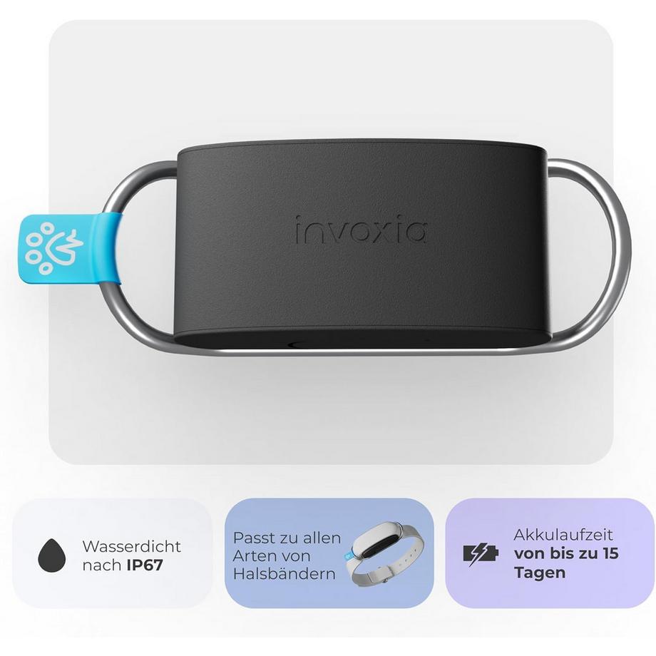 Invoxia  Traceur de santé & GPS, 1J. Abo Bundle 