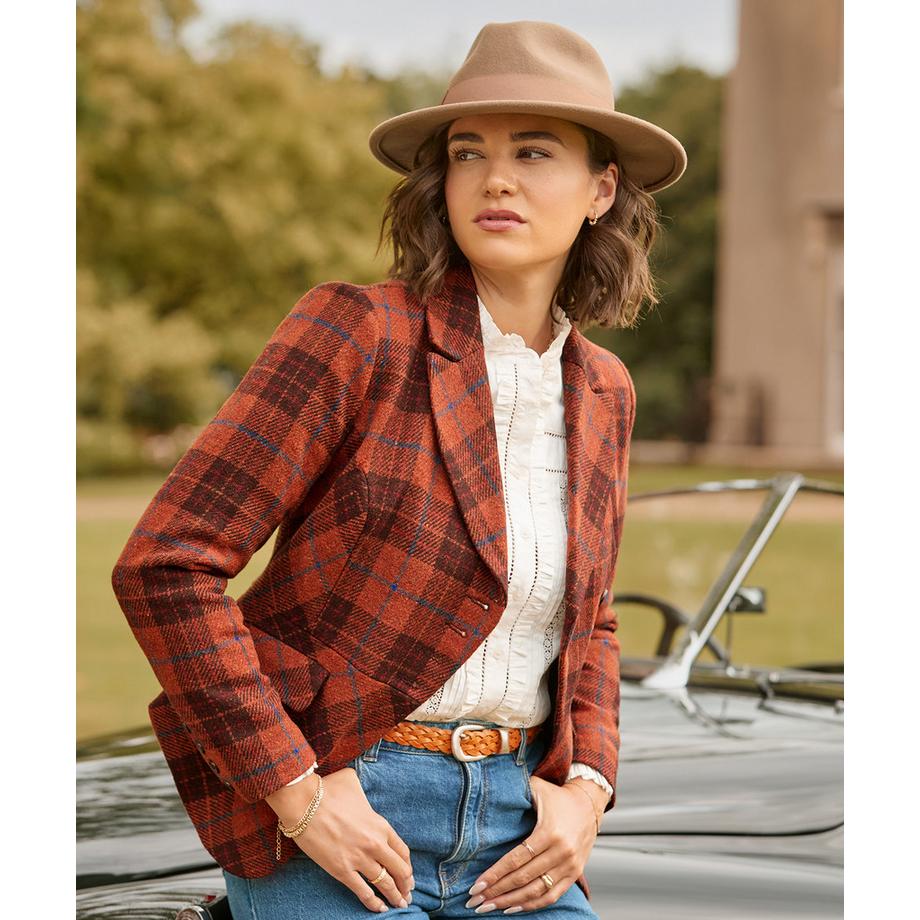 Joe Browns Veste à Carreaux Asymétrique Jours d'Automne  