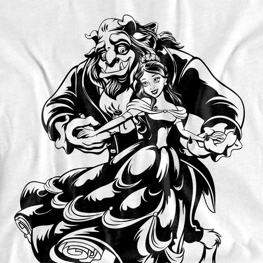 Beauty And The Beast Beauty and the Beast Dancing Langarm T-Shirt  