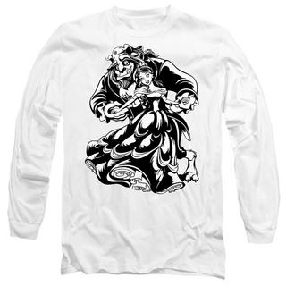 Beauty And The Beast Beauty and the Beast Dancing T-shirt Maniche Lunghe  