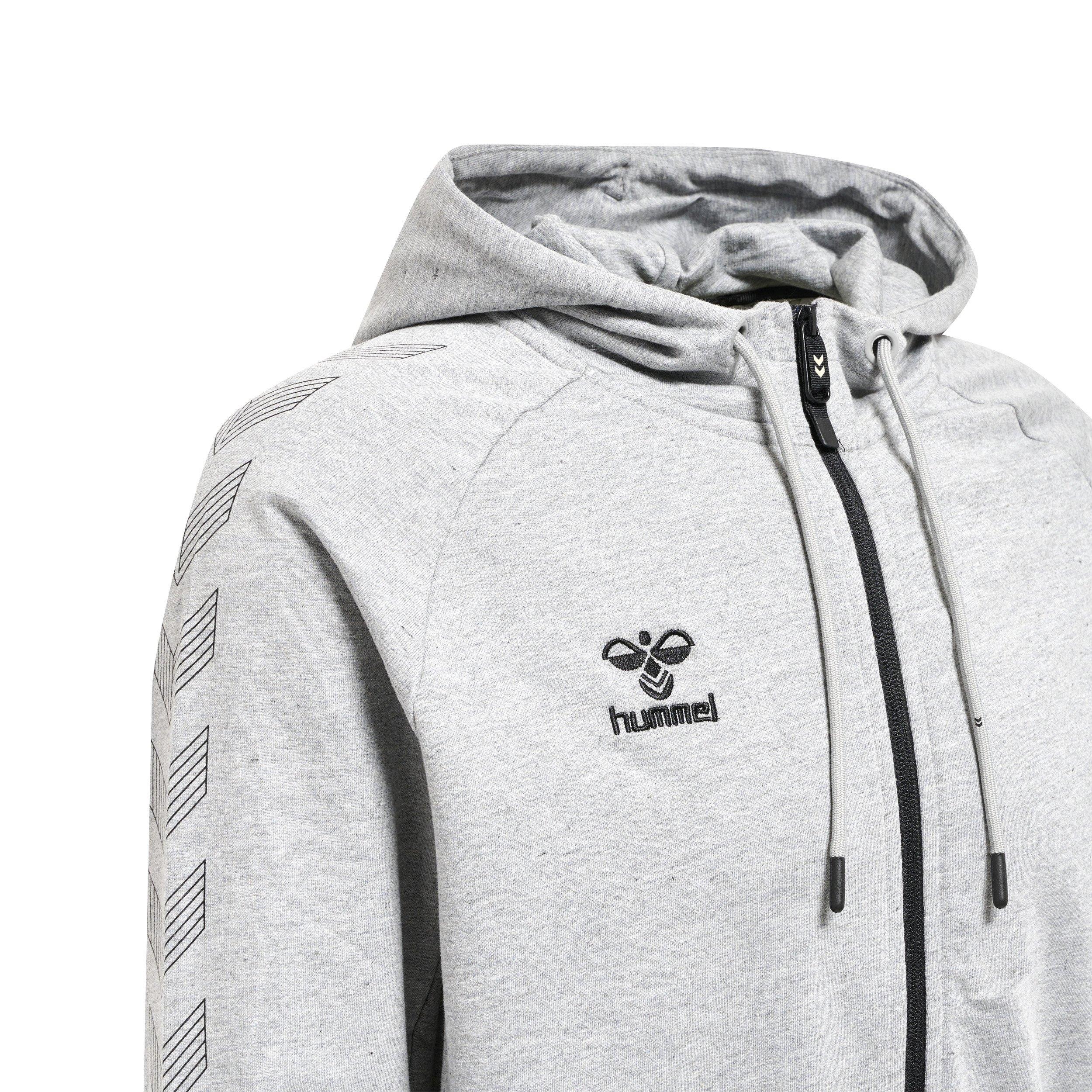 Hummel Move Grid Baumwoll Full Zip Hoodie  