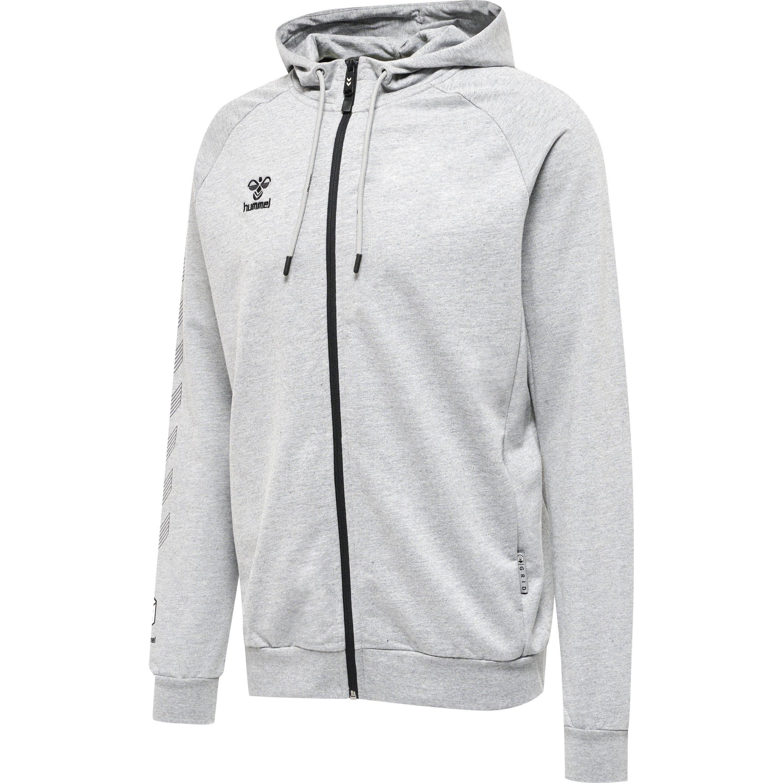 Hummel Move Grid Baumwoll Full Zip Hoodie  