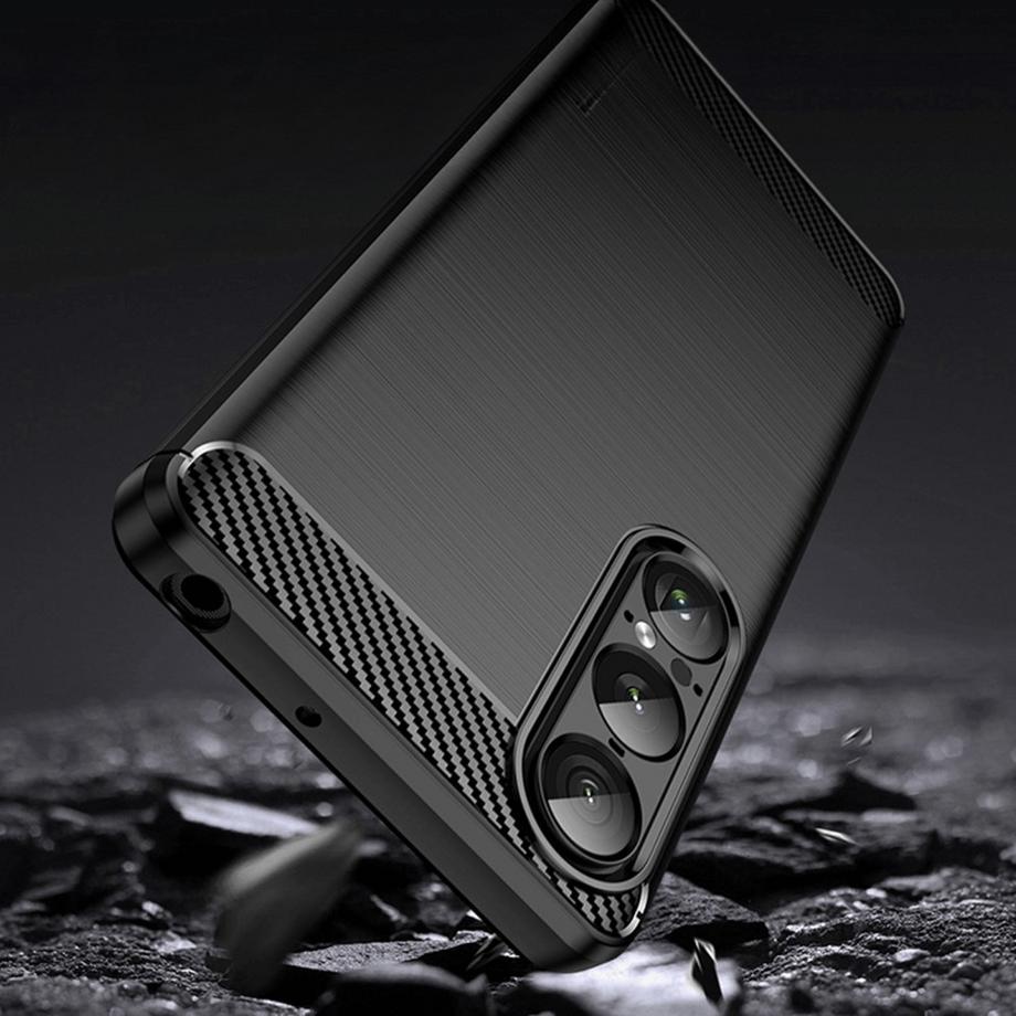 Cover-Discount  Sony Xperia 1 VII - Coque look métal carbone 