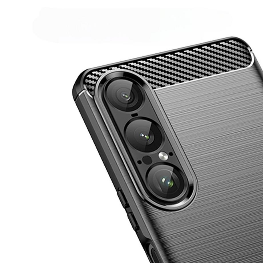 Cover-Discount  Sony Xperia 1 VII - Coque look métal carbone 