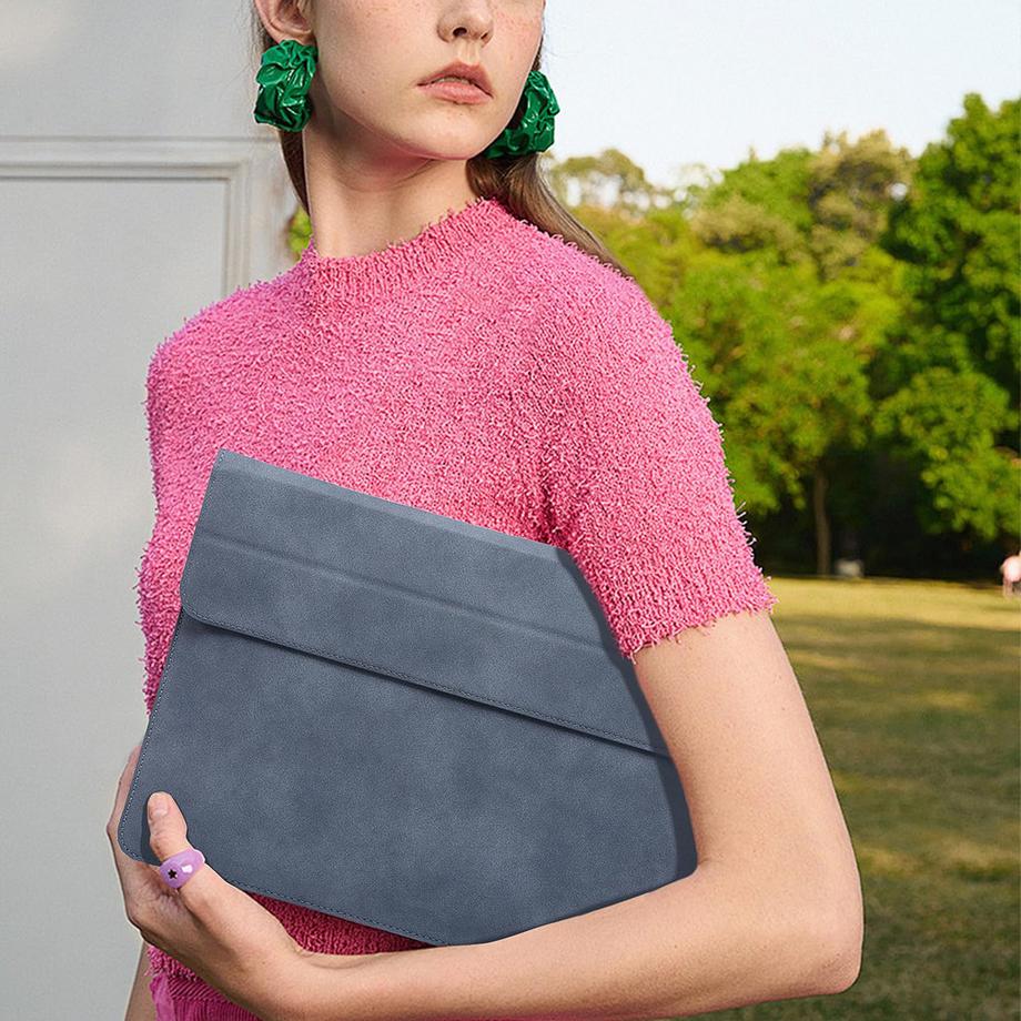 Only-bags.store Pochette pour ordinateur portable avec fonction de support  