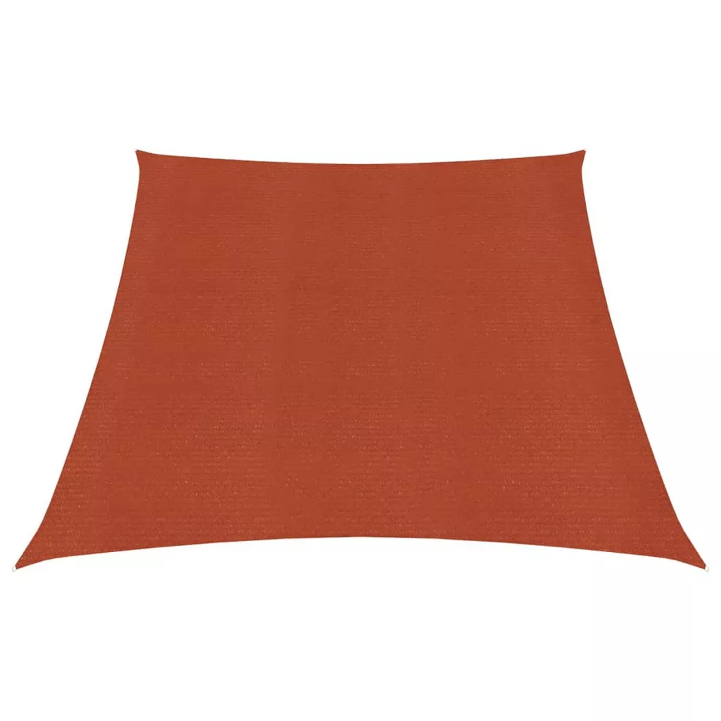 vidaXL Sonnensegel 160 g/m² Terrakottarot 3/4x2 m HDPE