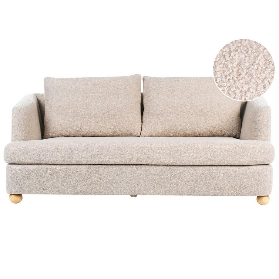 Canapé 3 places en Bouclé Scandinave RATTVIK