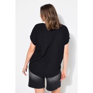 Studio Untold  Blusenshirt, oversized, V-Ausschnitt 