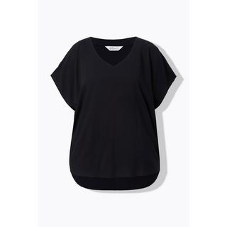 Studio Untold  Blusenshirt, oversized, V-Ausschnitt 