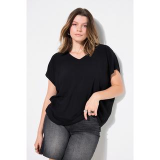 Studio Untold  Blusenshirt, oversized, V-Ausschnitt 