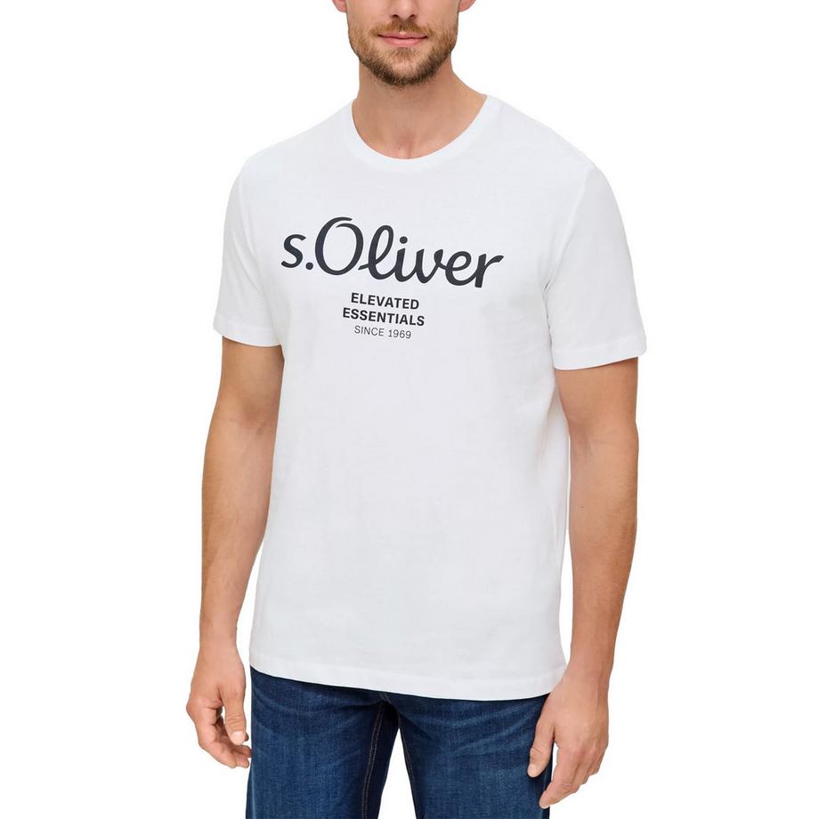 s. Oliver  T-shirt  Pack de 4 Confortable à porter-Logo T-Shirt 