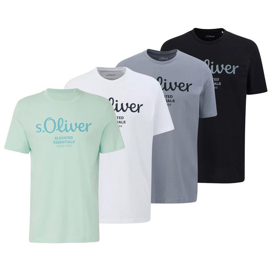 T-shirt  Pack de 4 Confortable à porter-Logo T-Shirt