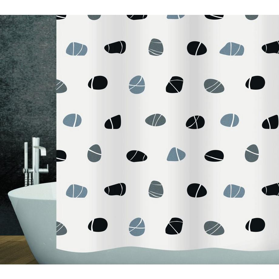 diaqua Tenda da doccia tessile Stones  