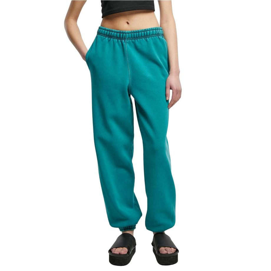 hochgeschnittene hose damen stone washed