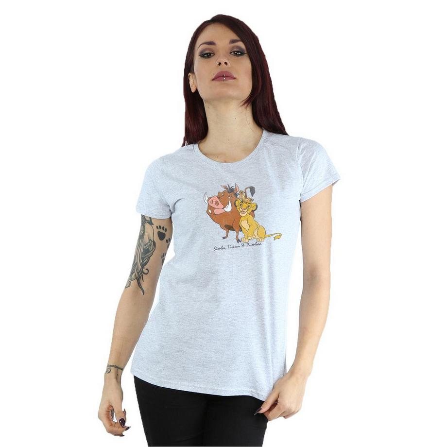 Disney Il Re Leone Simba Timon e Pumbaa T-Shirt  