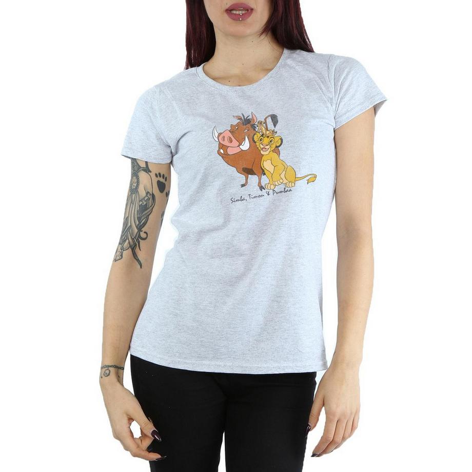 Disney Il Re Leone Simba Timon e Pumbaa T-Shirt  