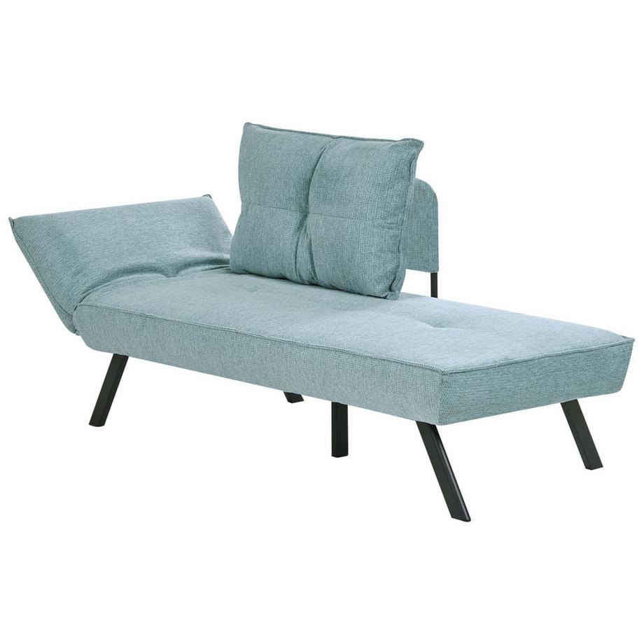 Beliani Linksseitige Chaiselounge aus Stoff Modern ROCAMADOUR  