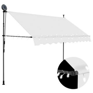 VidaXL Auvent rétractable tissu  