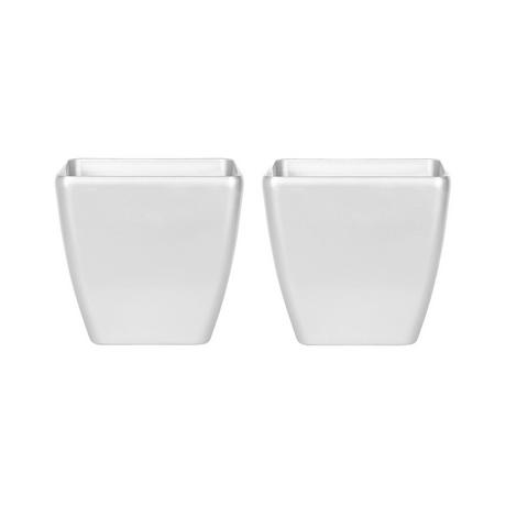 Beliani Lot de 2 pots de fleurs en Fibre d'argile Moderne ASTRAS  