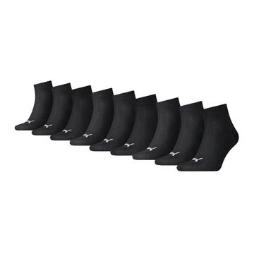 Puma Paquet de 9 chaussettes unisexes Quarter Plain, 35/38