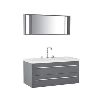 Mobile bagno con specchio en Fibra a media densità (MDF) Moderno ALMERIA