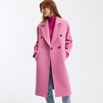 Manteau drap laine mélangée