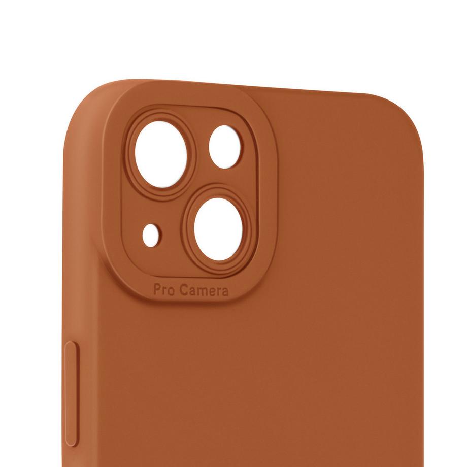 Avizar  Coque iPhone 13 Souple Mat Marron 